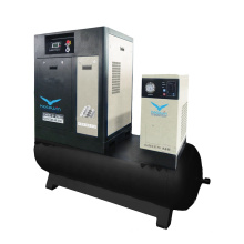 11KW 1.6m3/min VSD Screw Air Compressor with air cooling dryer